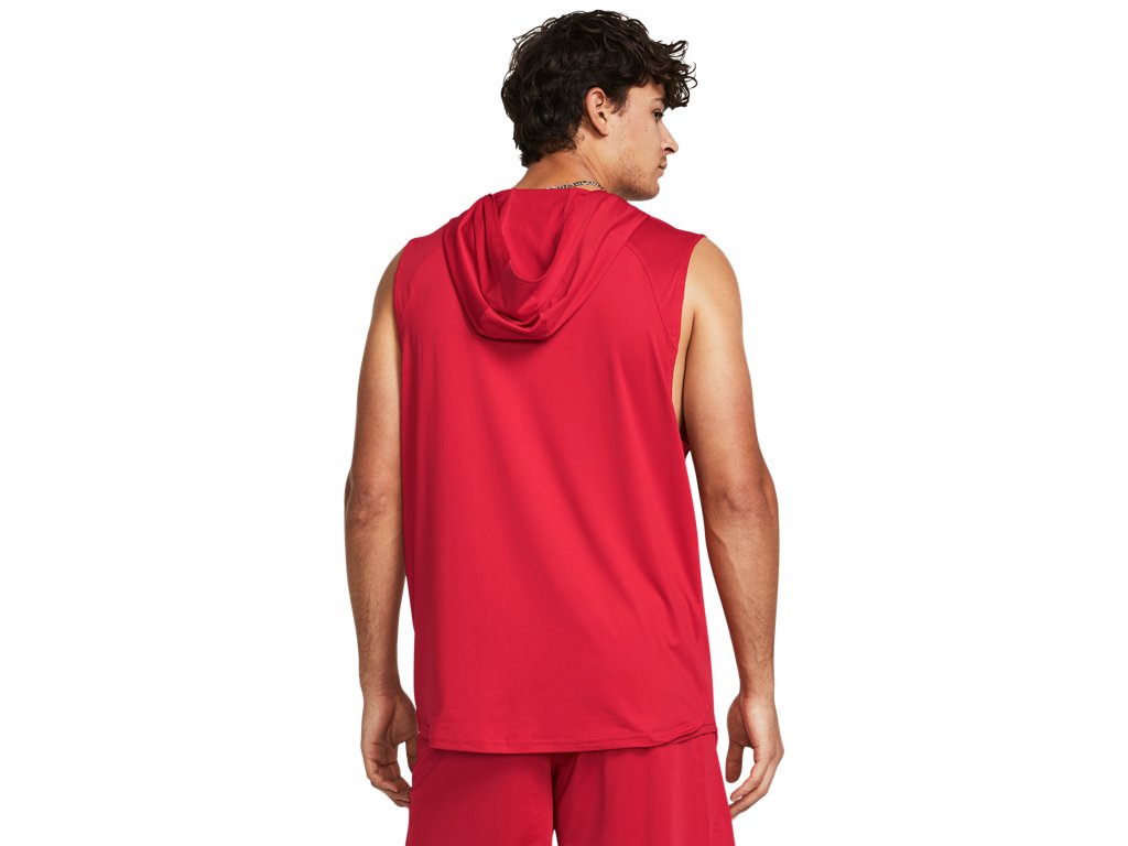 Under Armour Mens Knockout Team Sleeveless Hoodie - Quick-Drying Apparel