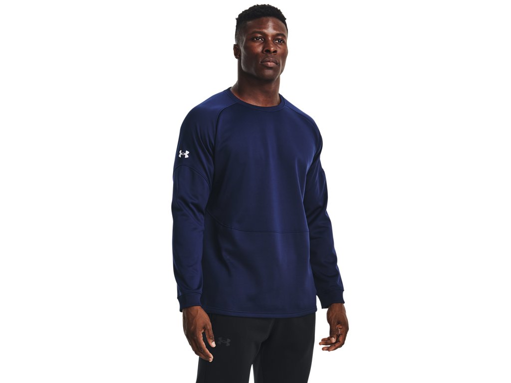 Under Armour Mens Armour Fleece Storm Long Sleeve Crew - Water Repellent