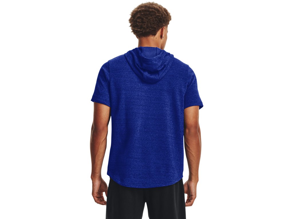 Under Armour Mens UA Rival Terry Short Sleeve Hoodie - Lightweight French Terry Material