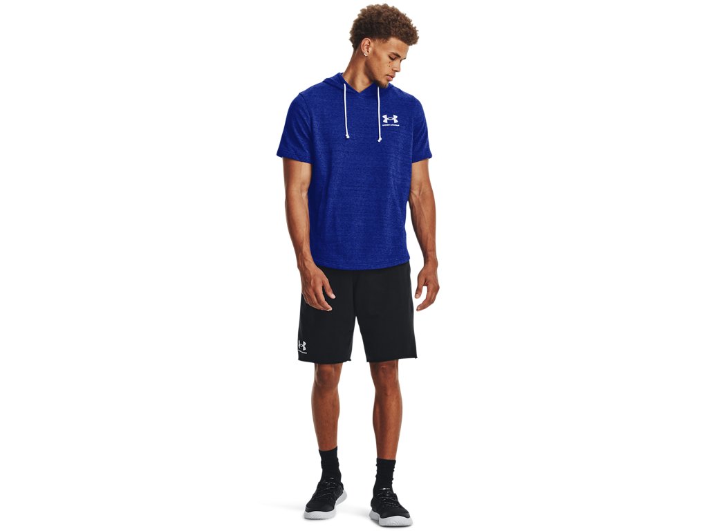 Under Armour Mens UA Rival Terry Short Sleeve Hoodie - Lightweight French Terry Material