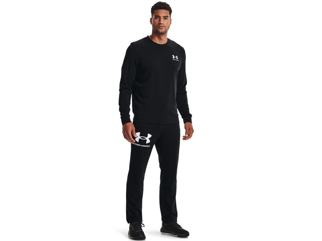 Under Armour Mens UA Rival Terry Long Sleeve Crew - Lightweight French Terry Material