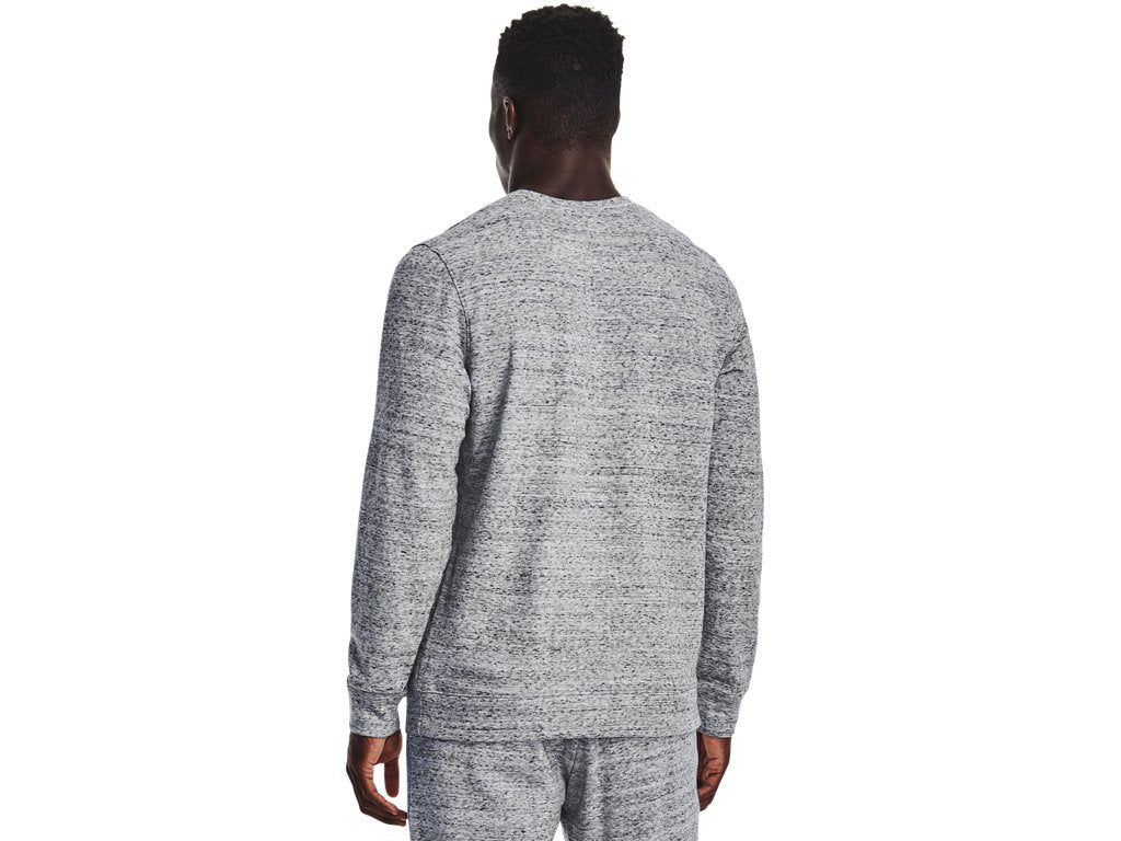 Under Armour Mens UA Rival Terry Long Sleeve Crew - Lightweight French Terry Material