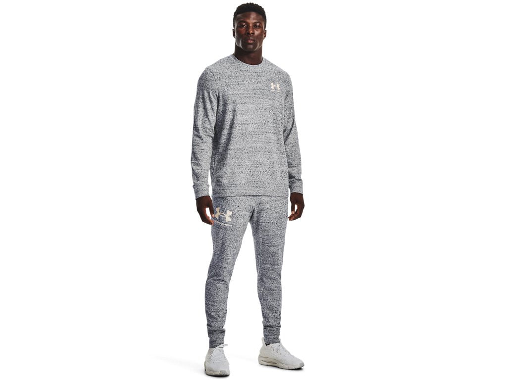 Under Armour Mens UA Rival Terry Long Sleeve Crew - Lightweight French Terry Material