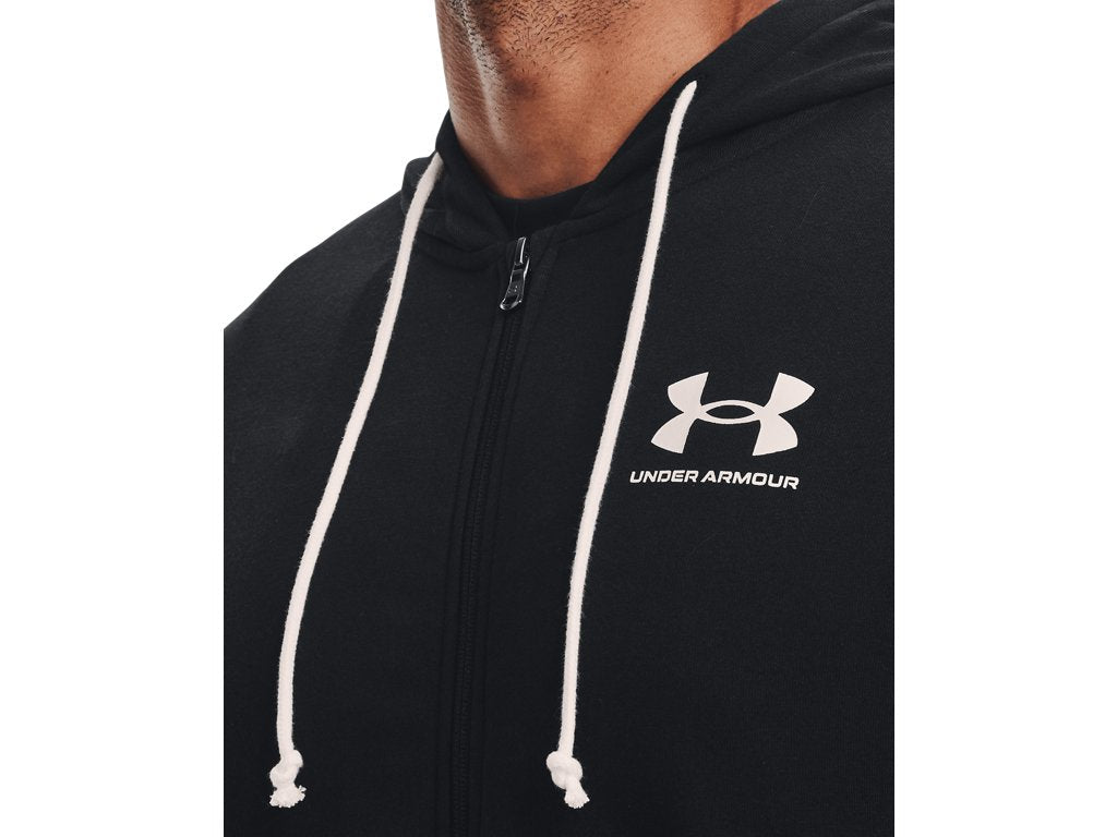 Under Armour Mens UA Rival Terry Full-Zip Long Sleeve - Lightweight French Terry