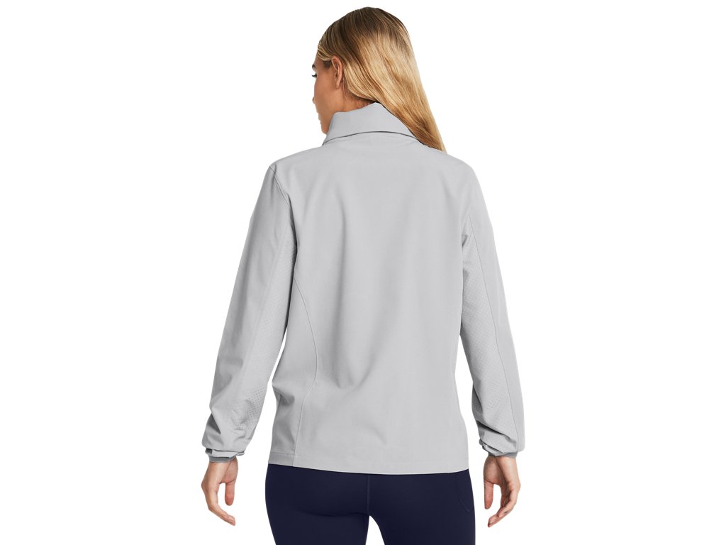 Under Armour Womens Squad 3.0 Warm-Up Full-Zip Jacket - Water Resistant
