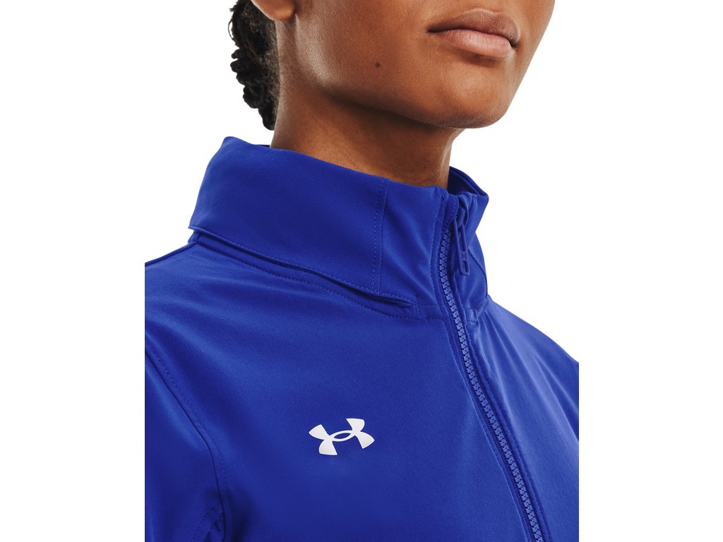 Under Armour Womens Squad 3.0 Warm-Up Full-Zip Jacket - Water Resistant