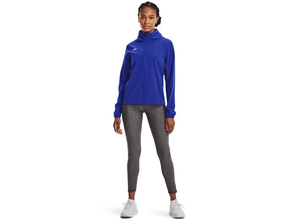 Under Armour Womens Squad 3.0 Warm-Up Full-Zip Jacket - Water Resistant