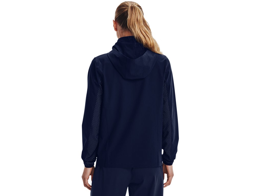 Under Armour Womens Squad 3.0 Warm-Up Full-Zip Jacket - Water Resistant
