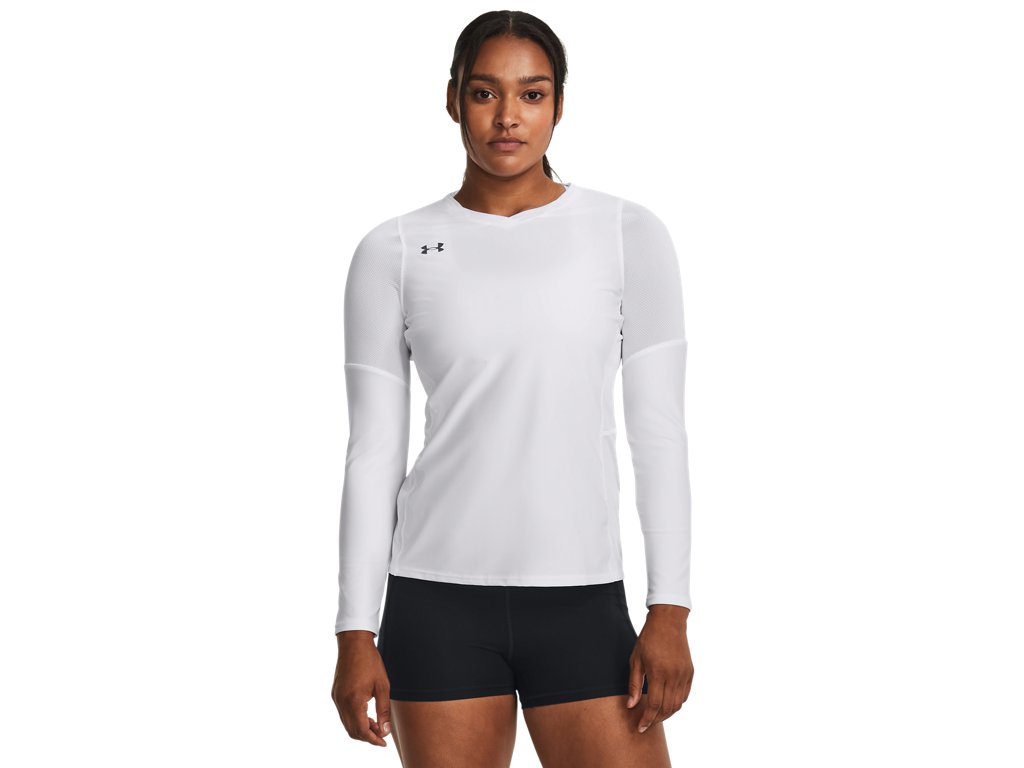 Under Armour Womens UA Volleyball Powerhouse 2.0 Long Sleeve Jersey - HeatGear Fabric with Mesh Panels