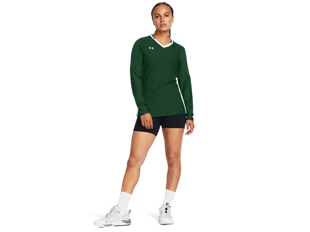 Under Armour Womens UA Volleyball Powerhouse 2.0 Long Sleeve Jersey - HeatGear Fabric with Mesh Panels