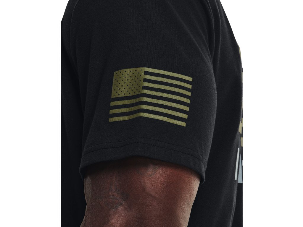 Under Armour Mens UA Freedom Banner T-Shirt - Quick-Drying Cotton Blend