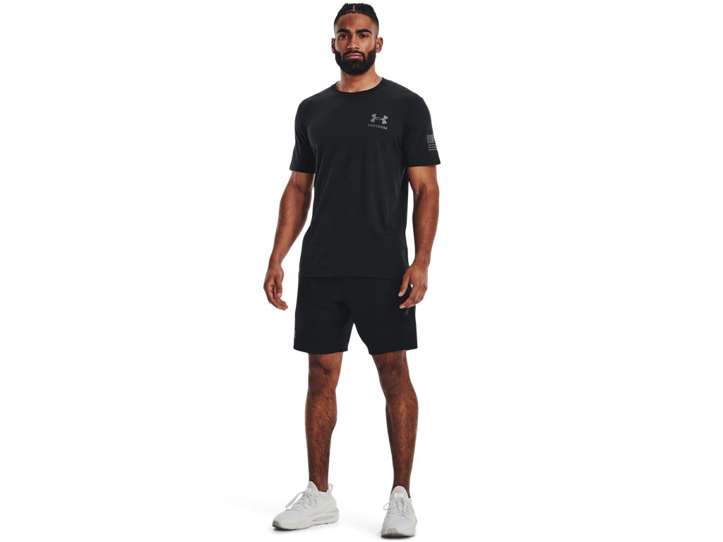Under Armour Mens UA Freedom Banner T-Shirt - Quick-Drying Cotton Blend
