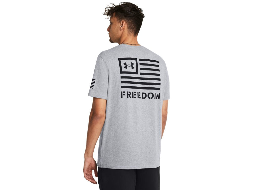 Under Armour Mens UA Freedom Banner T-Shirt - Quick-Drying Cotton Blend