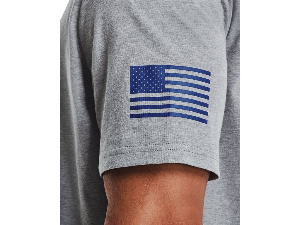 Under Armour Mens UA Freedom Banner T-Shirt - Quick-Drying Cotton Blend