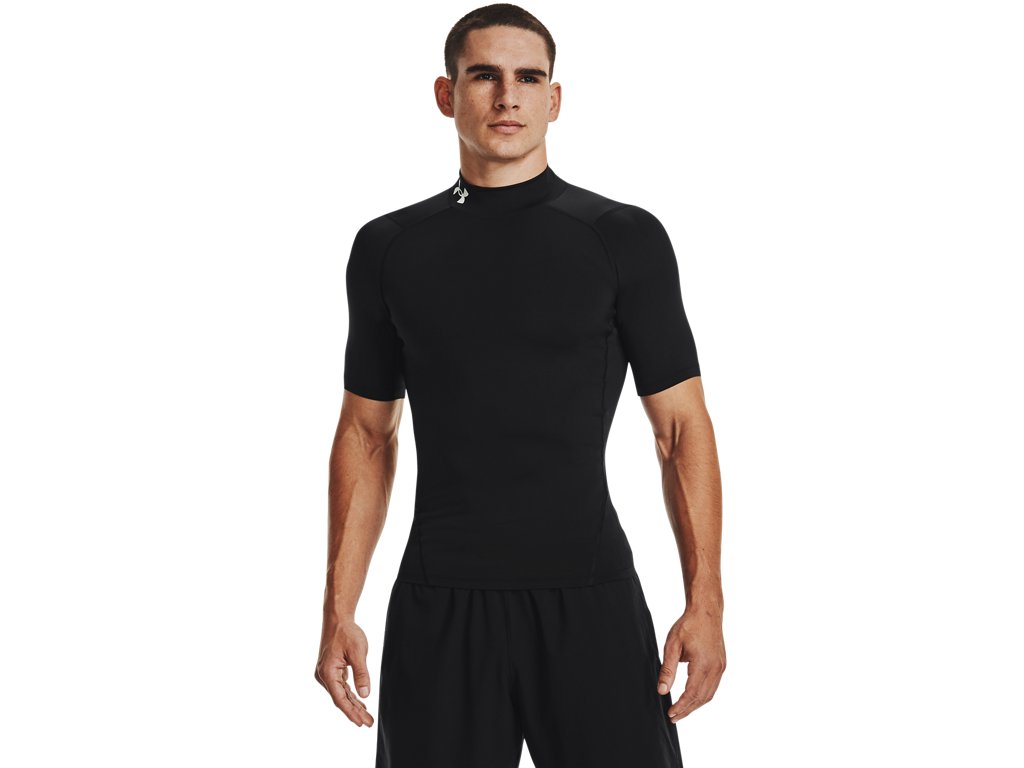 Under Armour Men's HeatGear Compression Short Sleeve Mock