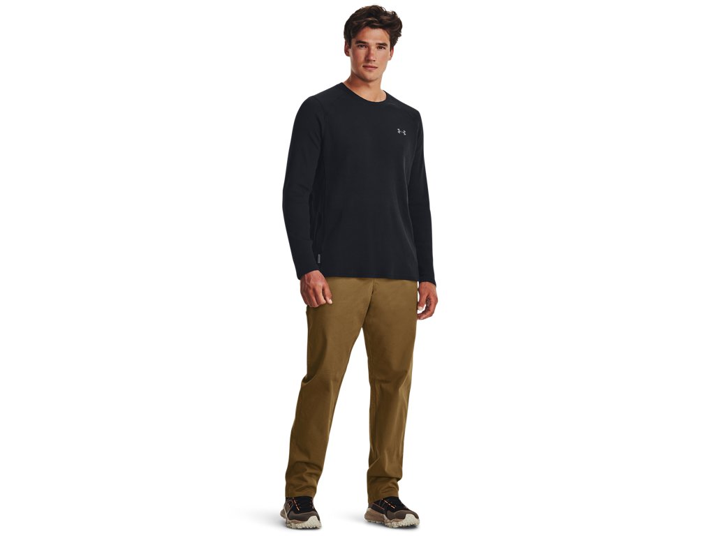 Under Armour Mens UA Expanse Waffle Crew - Lightweight Warmth