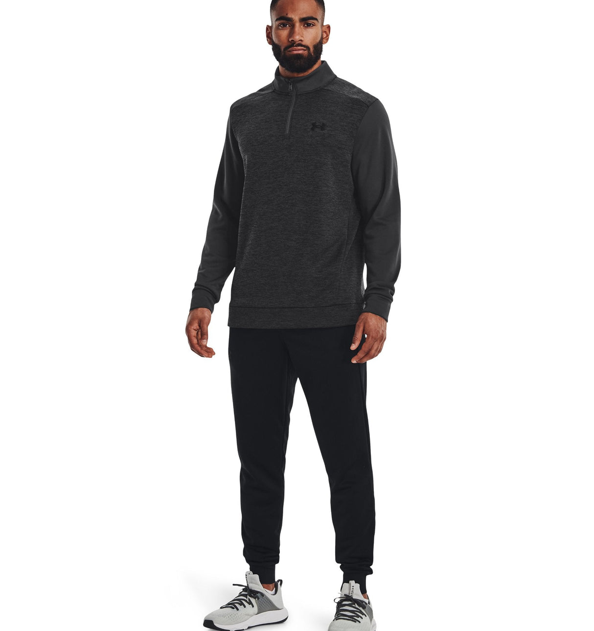 Under Armour Mens Armour Fleece Twist Quarter Zip - Heat-Trapping Comfort