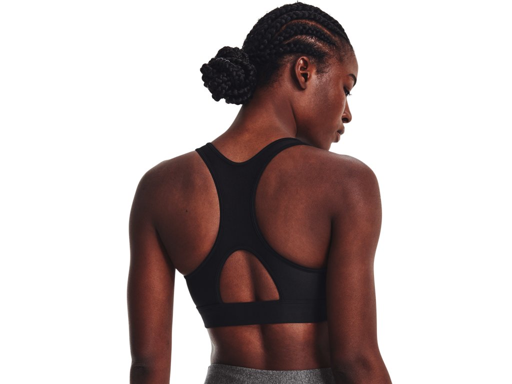 Under Armour Women HeatGear Mid Padless Sports Bra - Superior Comfort and Support