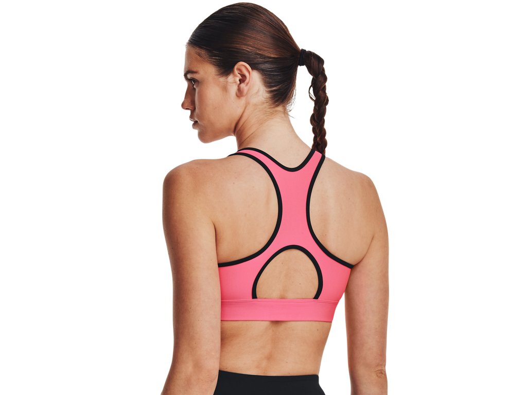 Under Armour Women HeatGear Mid Padless Sports Bra - Superior Comfort and Support