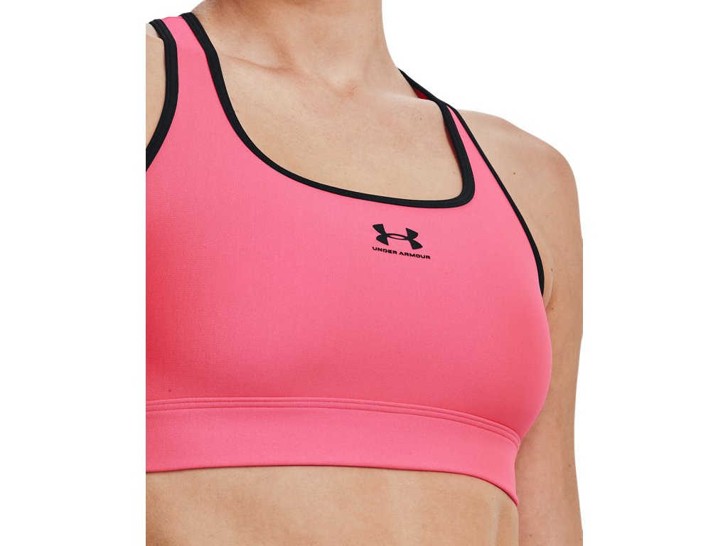 Under Armour Women HeatGear Mid Padless Sports Bra - Superior Comfort and Support