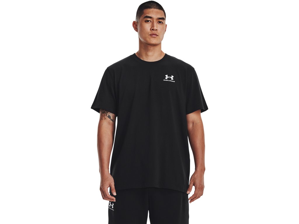 Under Armour Mens UA Logo Embroidered Heavyweight Short Sleeve T-Shirt - Soft Cotton Blend