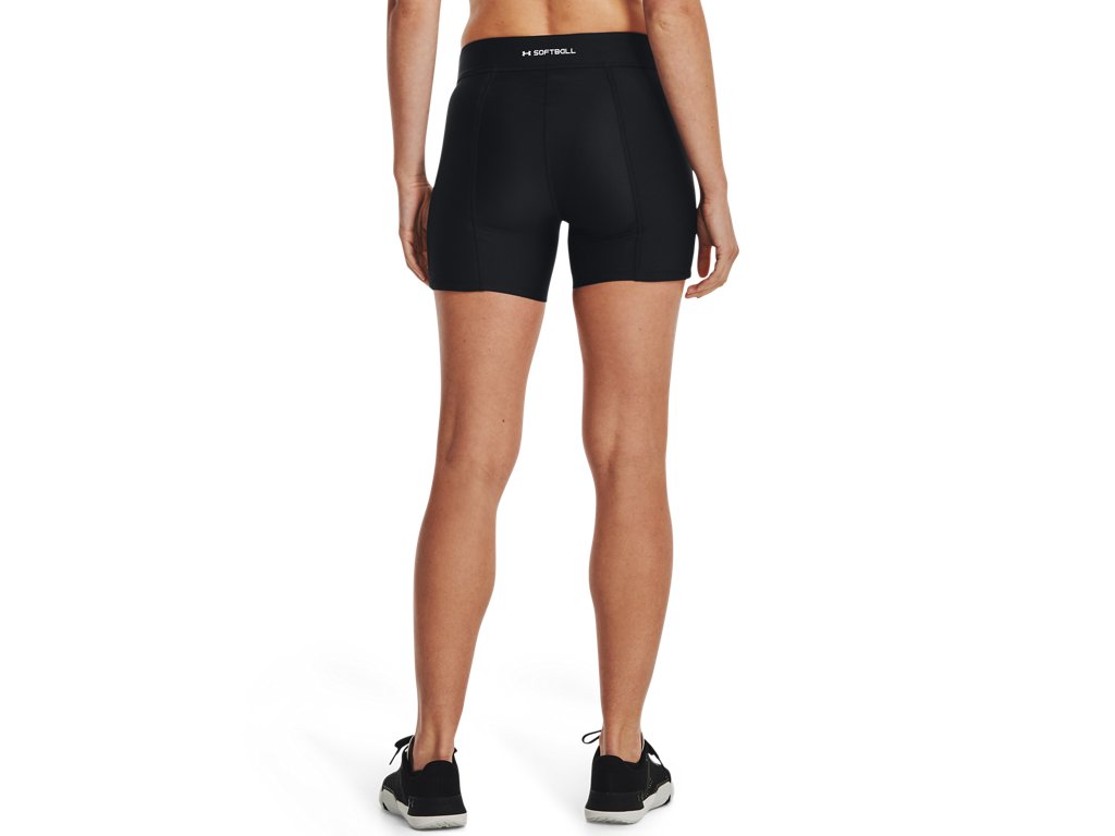 Under Armour Women's Utility Slider Shorts - Super-Light HeatGear Fabric