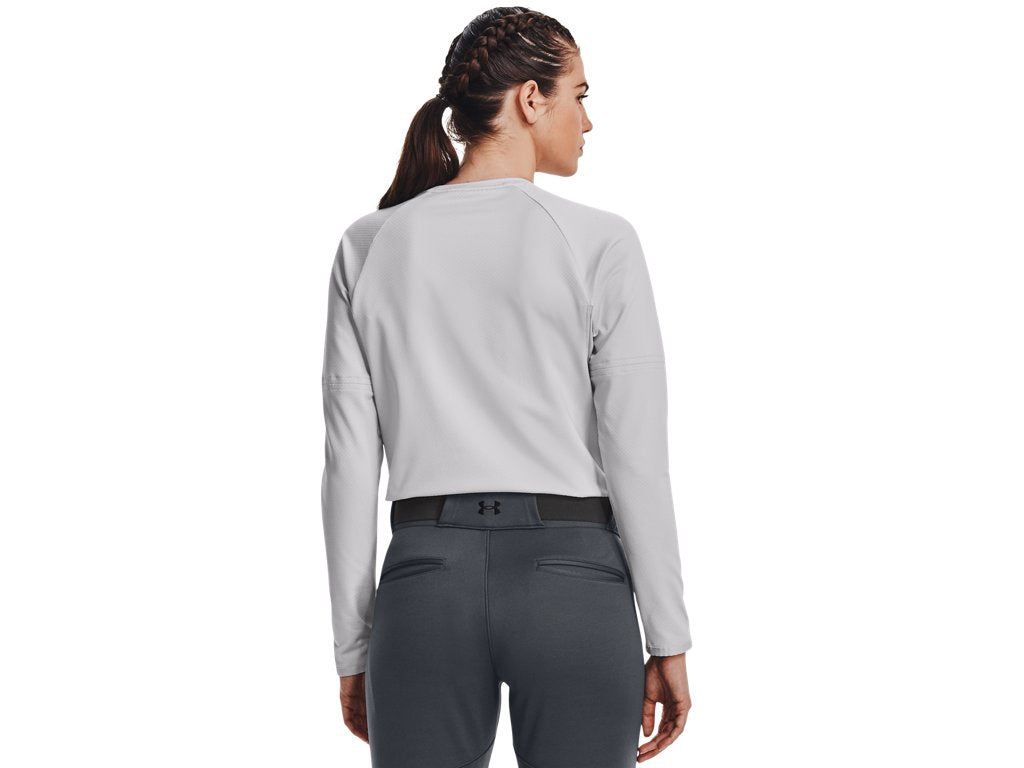 Under Armour Womens Utility Waffle Crew Pullover - Customizable Sleeves