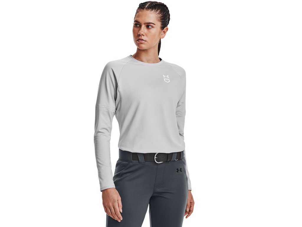 Under Armour Womens Utility Waffle Crew Pullover - Customizable Sleeves