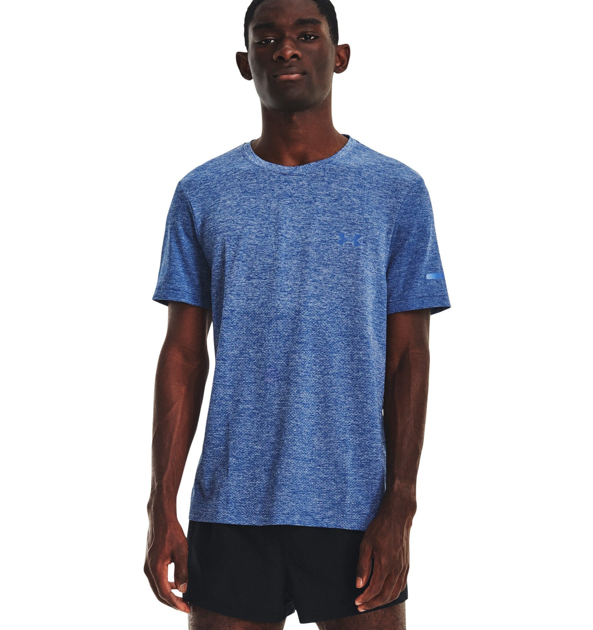Under Armour Mens UA Seamless Stride Short Sleeve Shirt - Engineered Mesh Ventilation