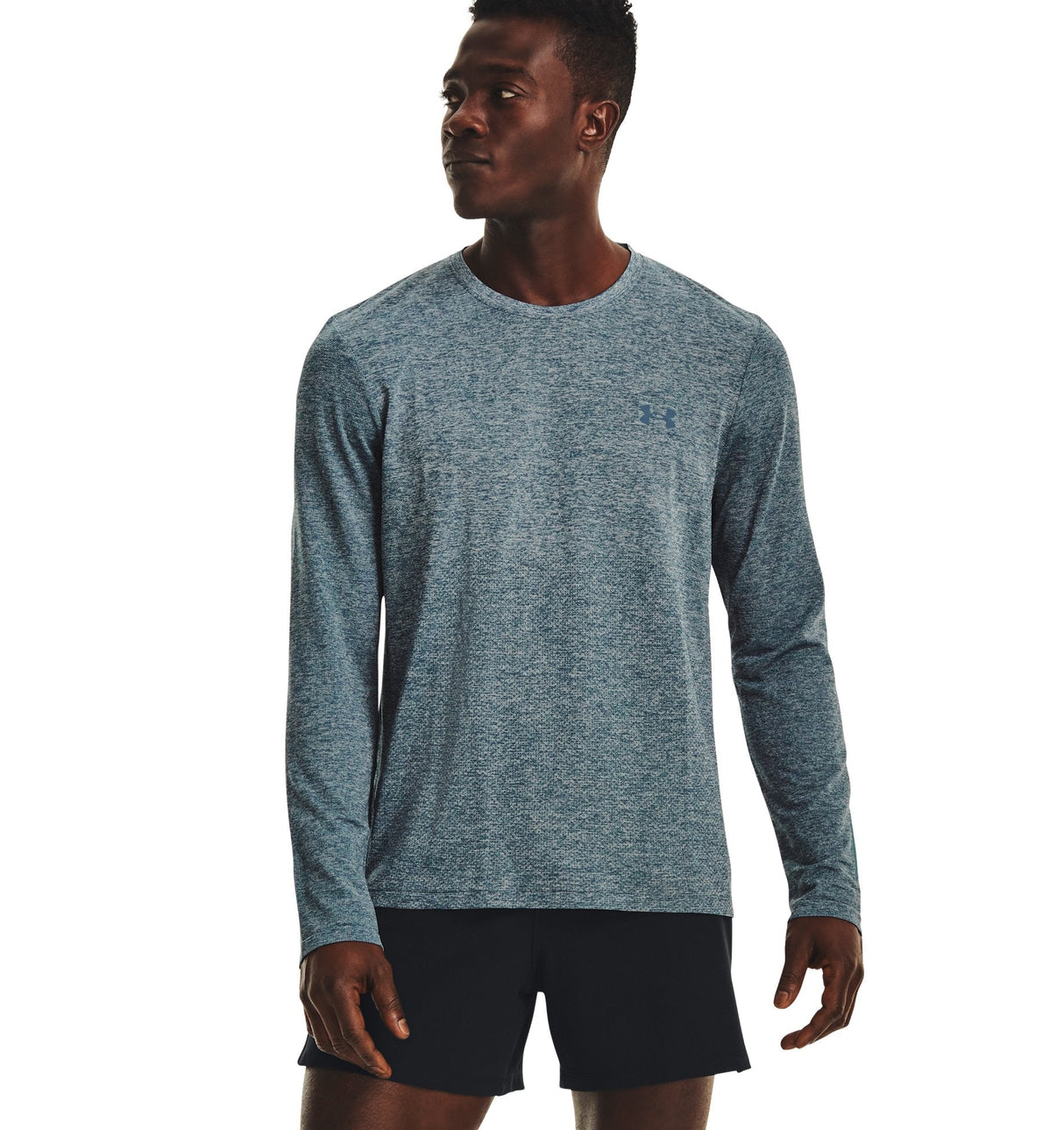 Under Armour Mens UA Seamless Stride Long Sleeve - Engineered Mesh Ventilation