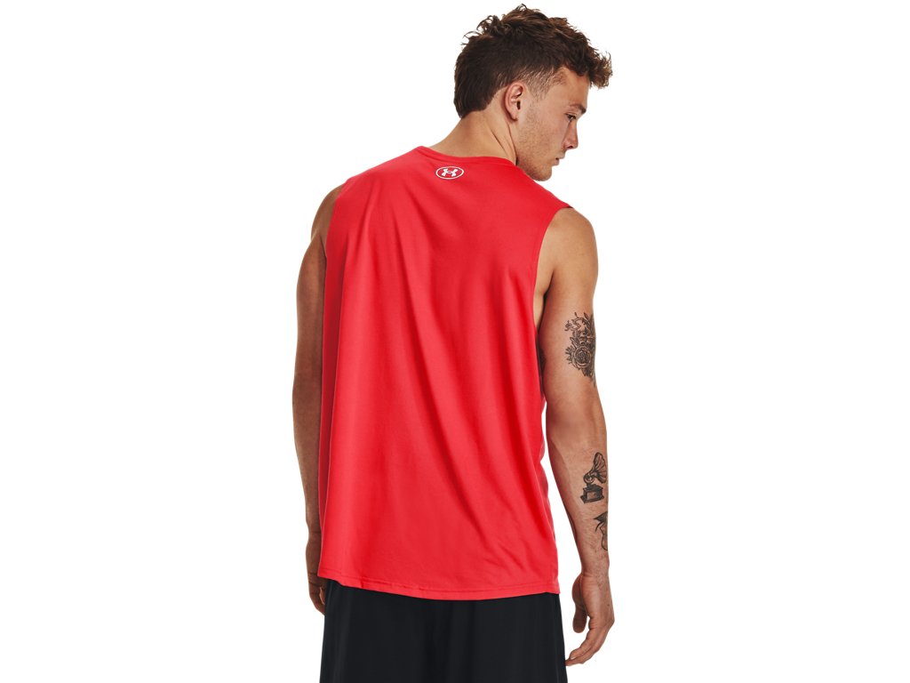 Under Armour Mens UA Tech Team Sleeveless Shirt - Quick-Drying and Ultra-Soft