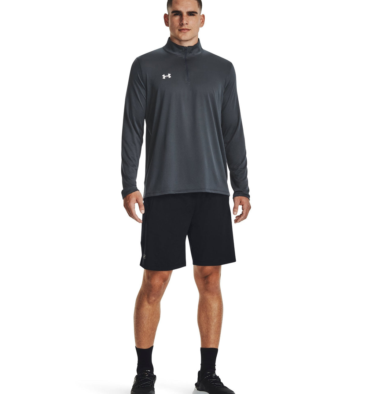 Under Armour Mens UA Tech Team Quarter Zip - Quick-Drying and Ultra-Soft