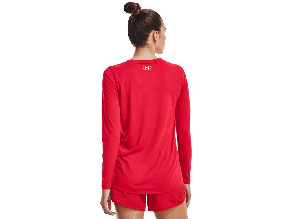 Under Armour Womens Tech Team Long Sleeve Shirt - Quick-Drying and Ultra-Soft