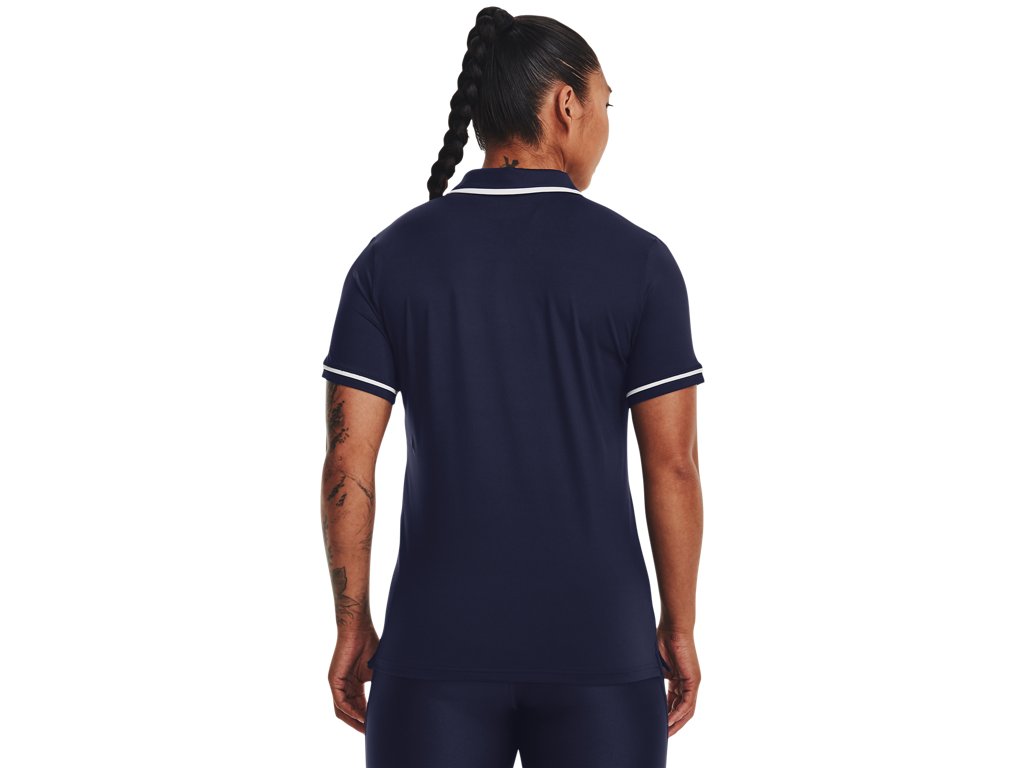 Under Armour Womens Team Tipped Polo - Breathable and Lightweight