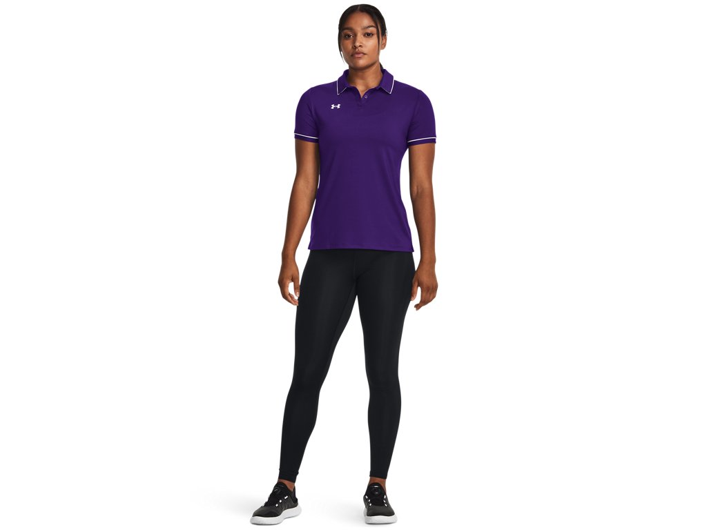 Under Armour Womens Team Tipped Polo - Breathable and Lightweight