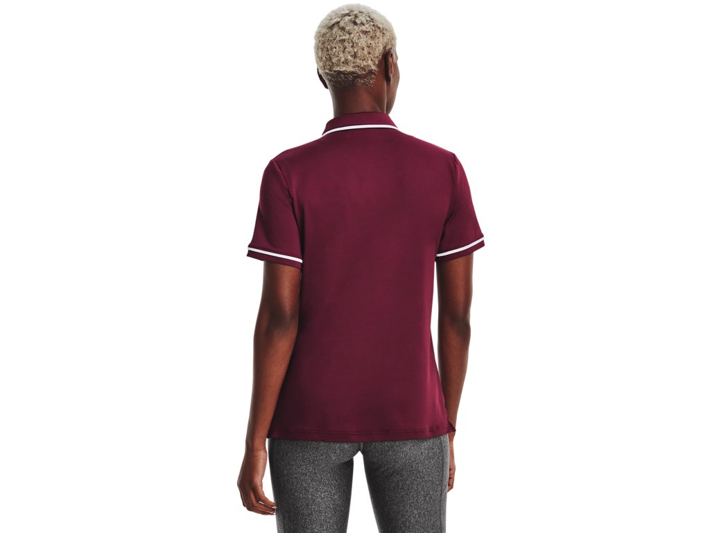 Under Armour Womens Team Tipped Polo - Breathable and Lightweight