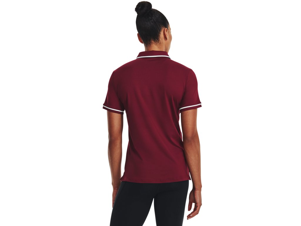 Under Armour Womens Team Tipped Polo - Breathable and Lightweight