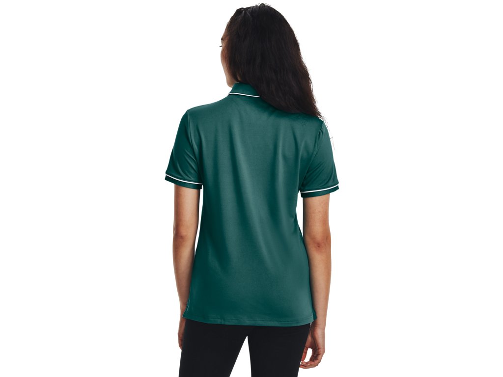 Under Armour Womens Team Tipped Polo - Breathable and Lightweight