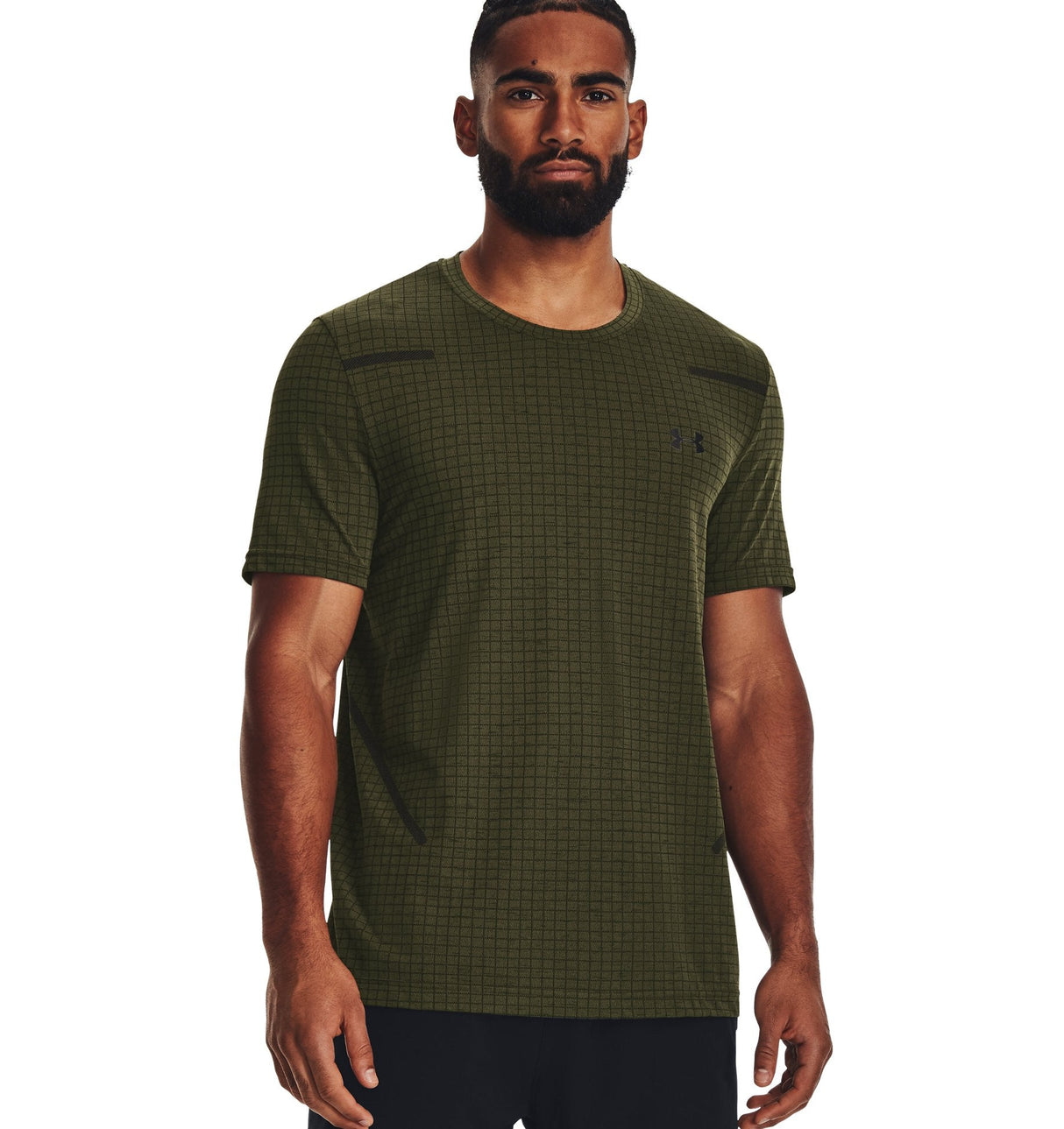 Under Armour Mens UA Seamless Grid Short Sleeve - Engineered Mesh Ventilation
