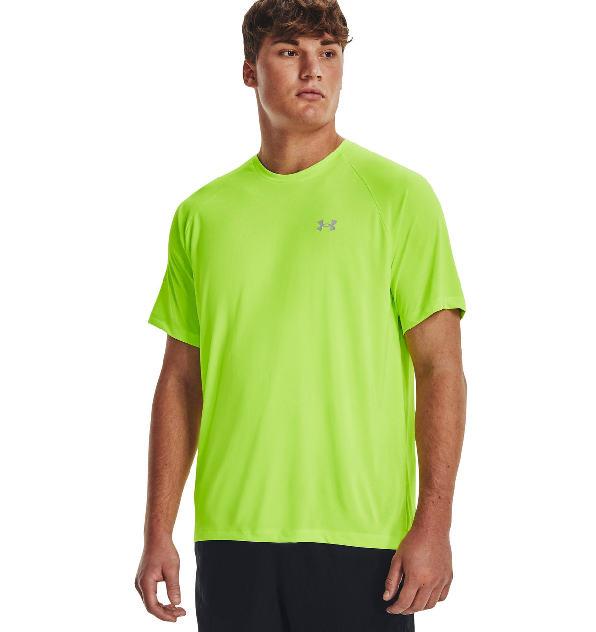 Under Armour Mens Tech Reflective Short Sleeve Shirt - Quick-Drying