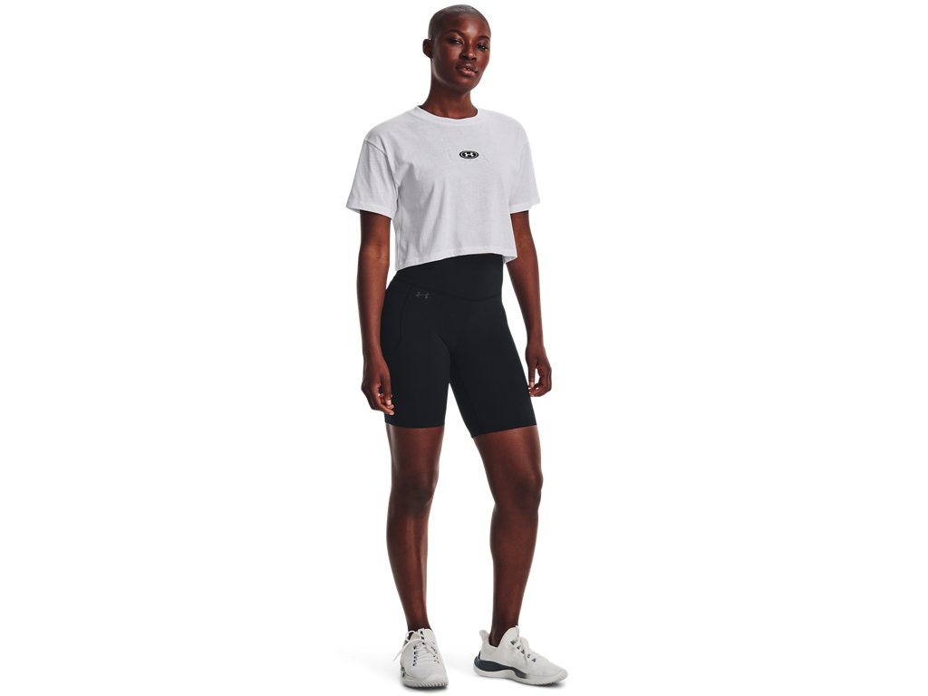 Under Armour Womens UA Motion Bike Shorts - Breathable and Comfortable