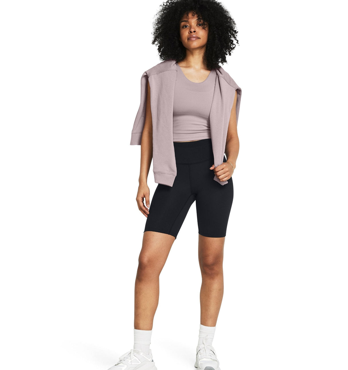 Under Armour Womens UA Motion Bike Shorts - Breathable and Comfortable