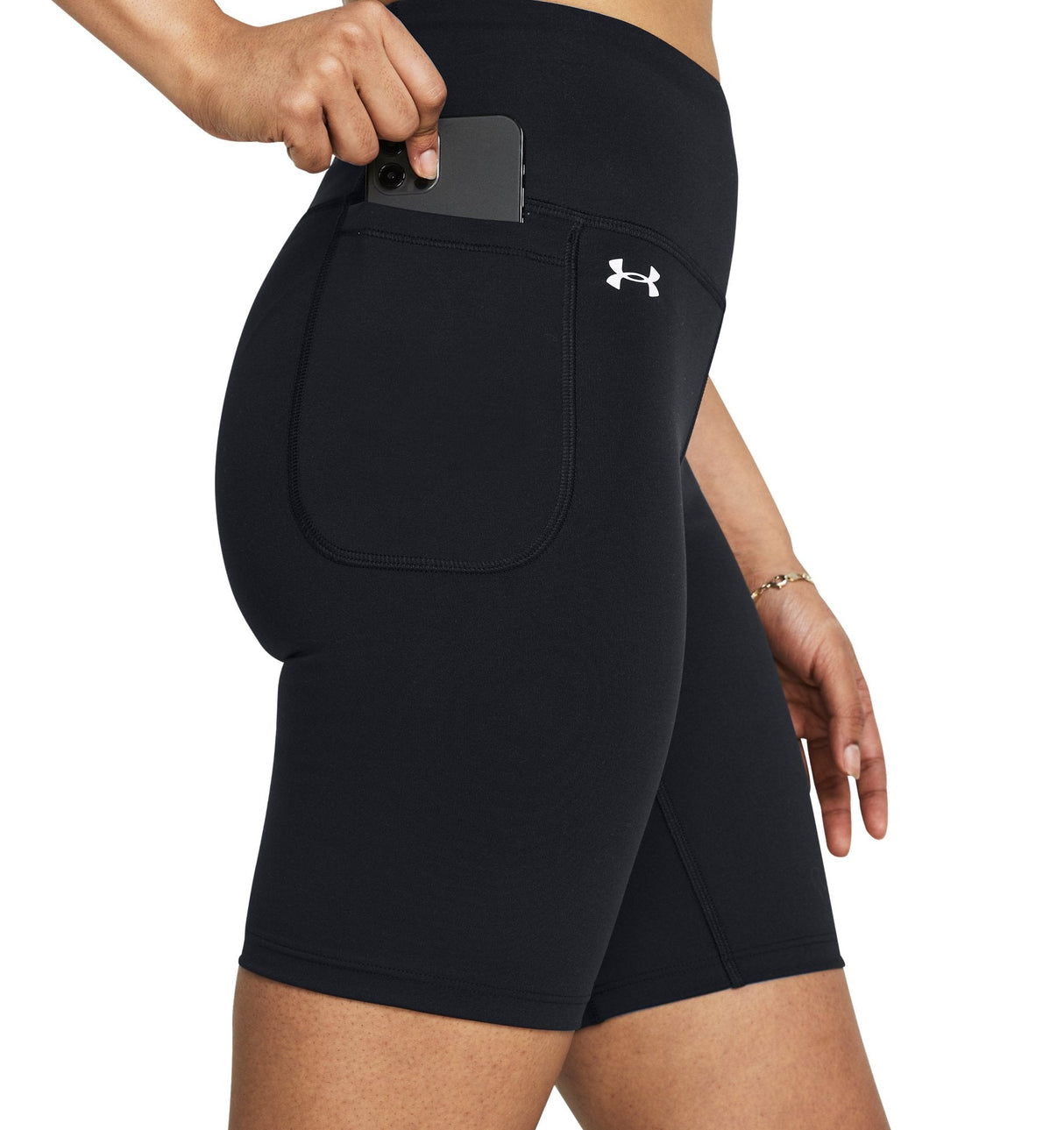 Under Armour Womens UA Motion Bike Shorts - Breathable and Comfortable