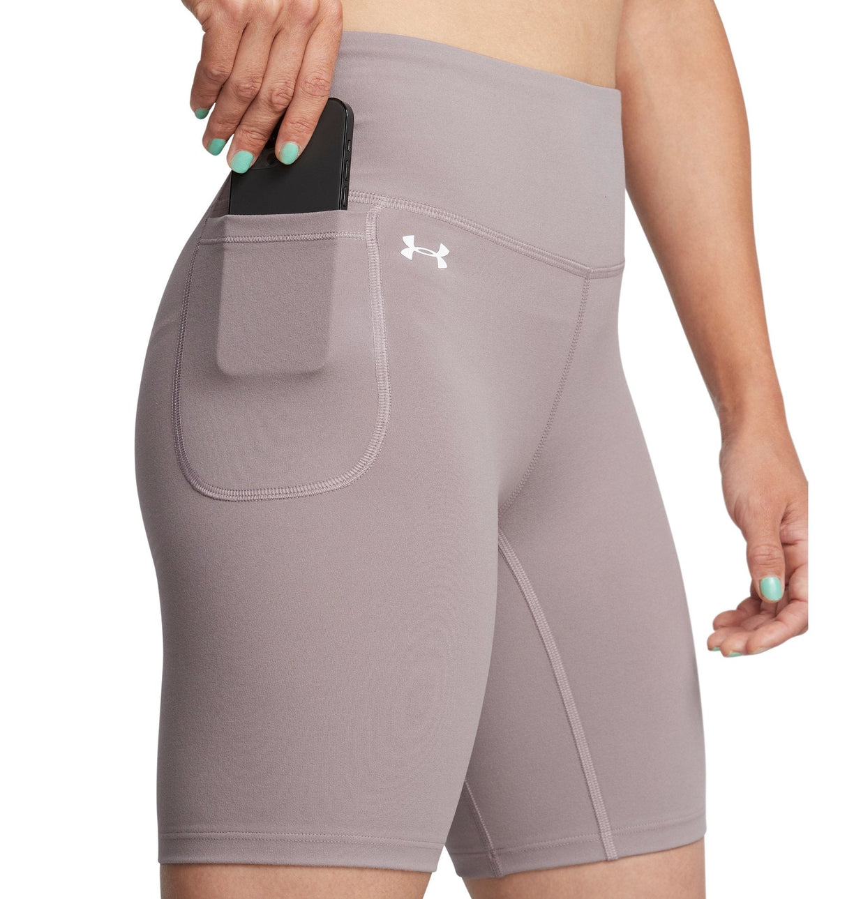 Under Armour Womens UA Motion Bike Shorts - Breathable and Comfortable