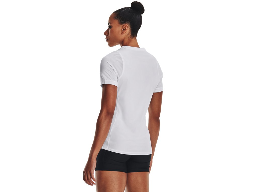 Under Armour Womens Powerhouse 2.0 Volleyball Jersey - With HeatGear Fabric and Mesh Panels