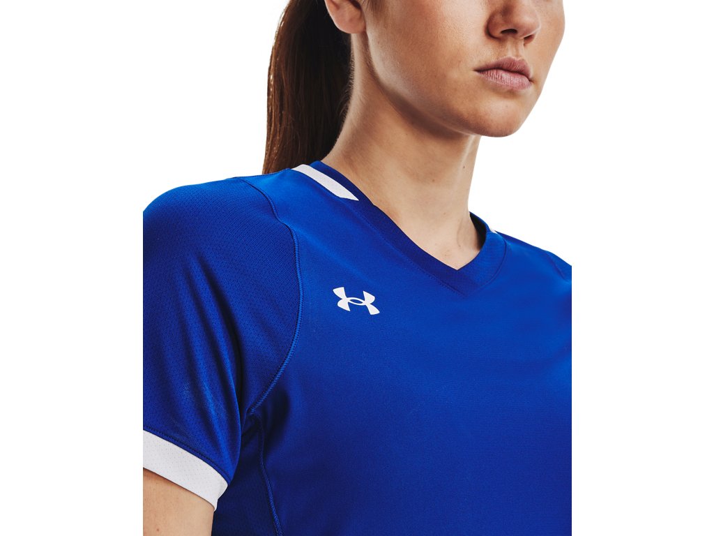Under Armour Womens Powerhouse 2.0 Volleyball Jersey - With HeatGear Fabric and Mesh Panels