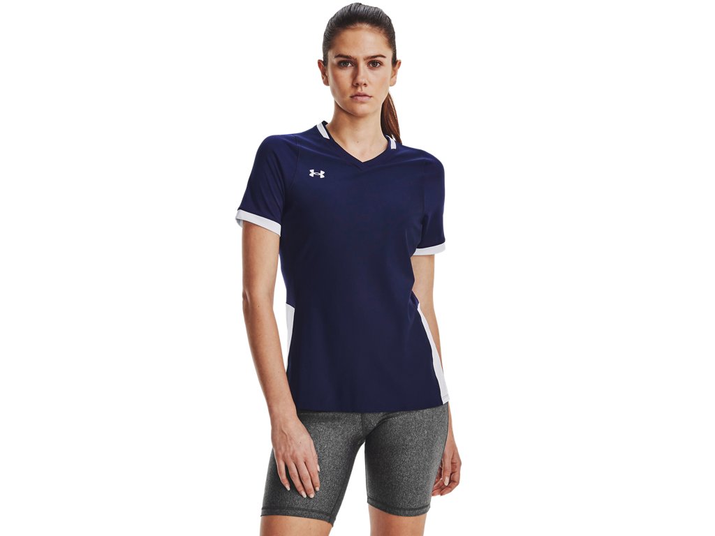 Under Armour Womens Powerhouse 2.0 Volleyball Jersey - With HeatGear Fabric and Mesh Panels