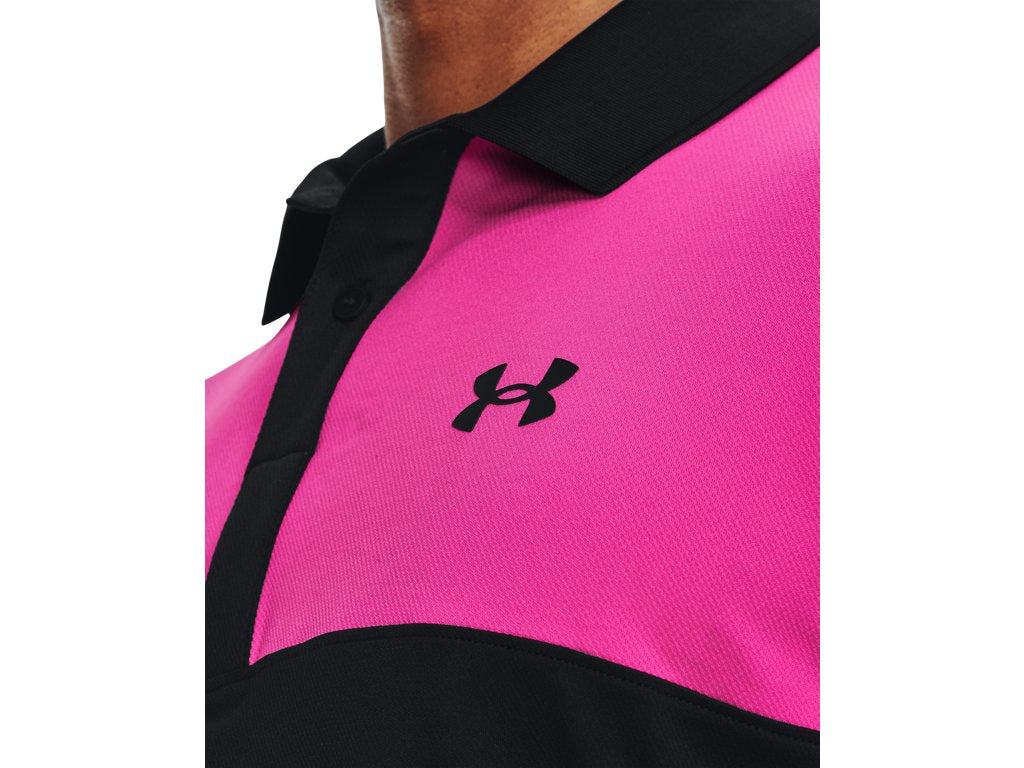 Under Armour Mens UA Performance 3.0 Colorblock Polo Apparel - Sweat Wicking