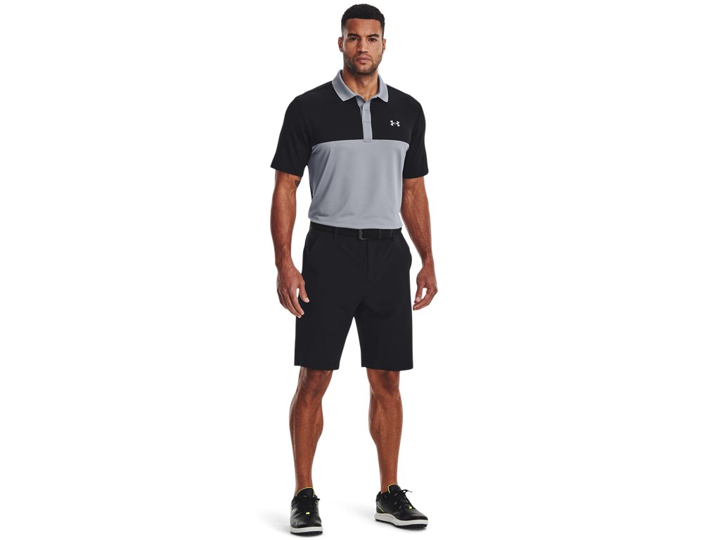 Under Armour Mens UA Performance 3.0 Colorblock Polo Apparel - Sweat Wicking