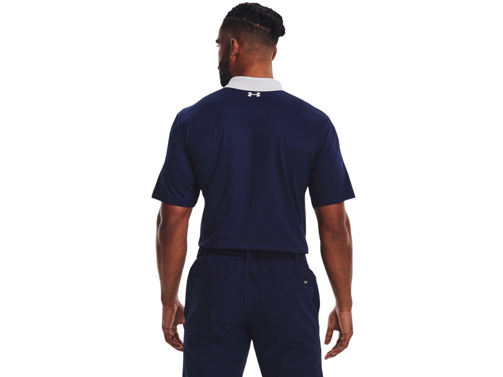 Under Armour Mens UA Performance 3.0 Colorblock Polo Apparel - Sweat Wicking